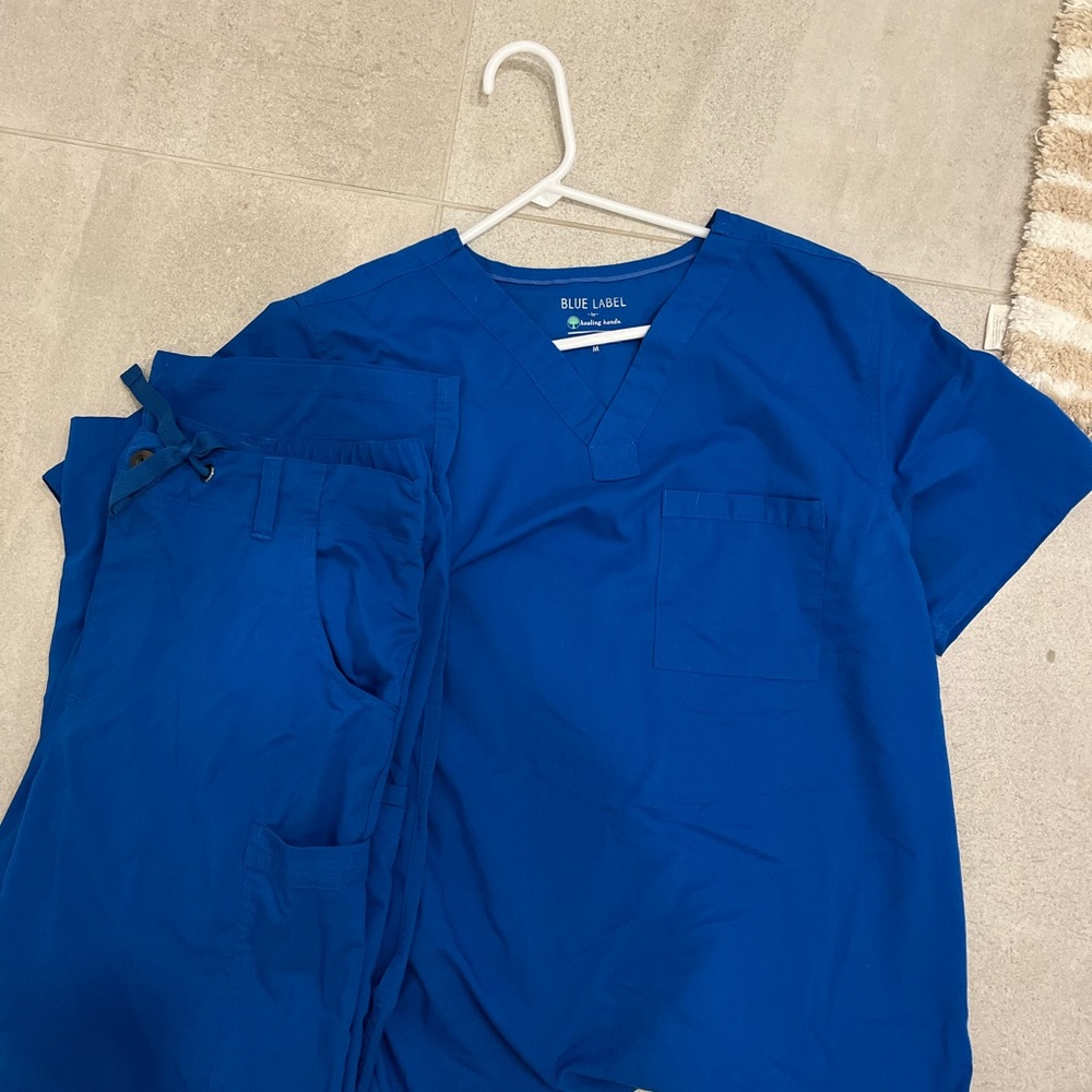 Men’s Blue Scrub Set - Picture 5 of 7